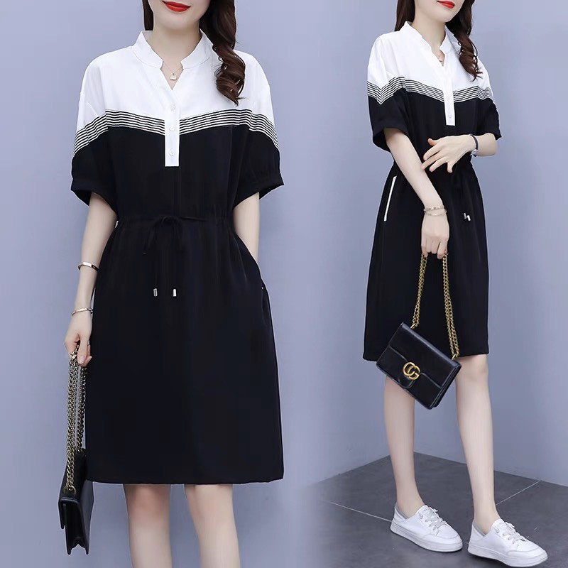 ĐẦM LEN PHỐI MÀU RÚT DÂY CAO CẤP D134